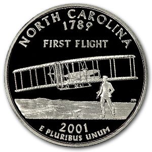 2001-S North Carolina State Quarter Gem Proof