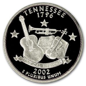 2002-S Tennessee State Quarter Gem Proof