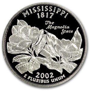 2002-S Mississippi State Quarter Gem Proof