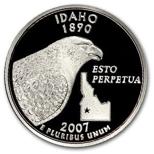 2007-S Idaho State Quarter Gem Proof