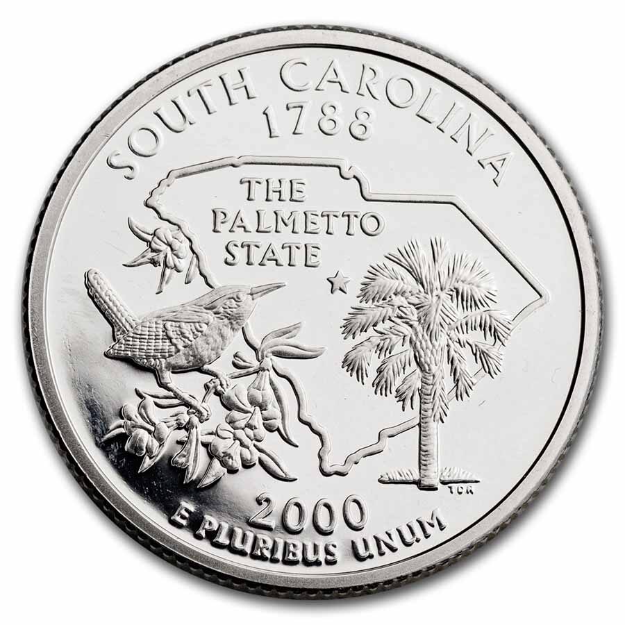 2000-S South Carolina State Quarter Proof (Silver)