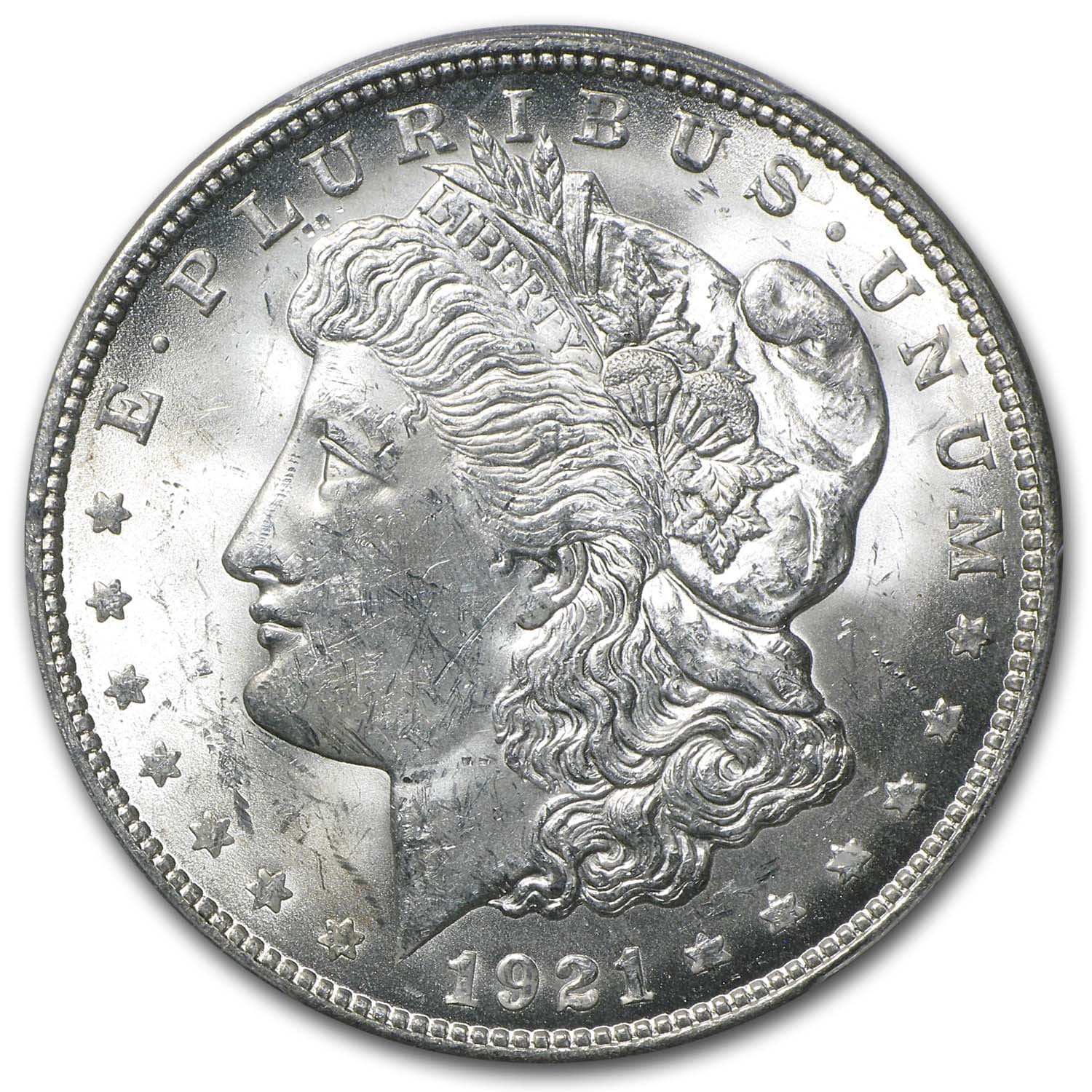 1921 Morgan Dollar MS-63 PCGS