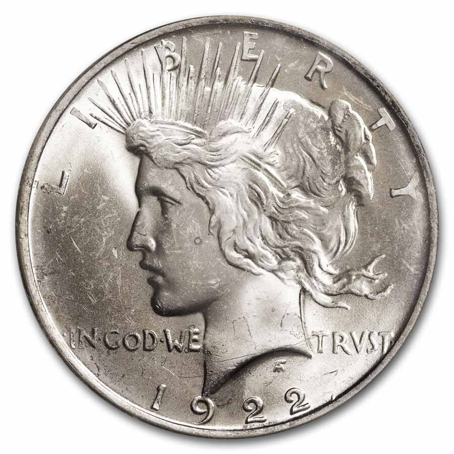 1922 Peace Dollar MS-63 PCGS