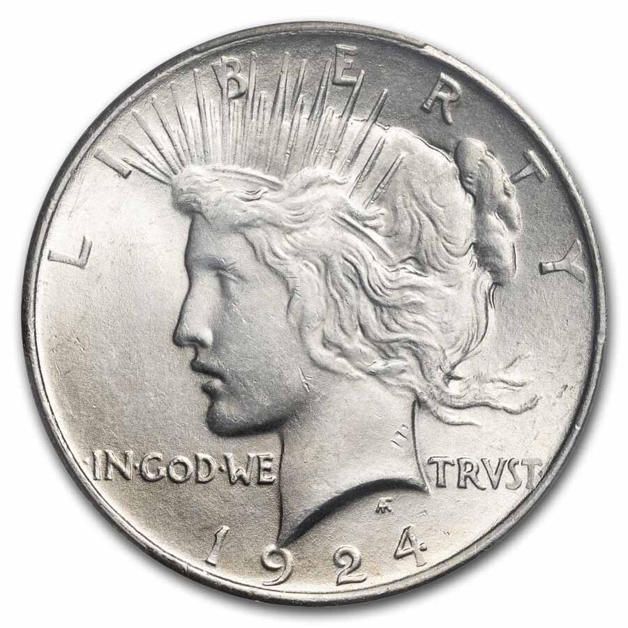 1924 Peace Dollar MS-63 PCGS