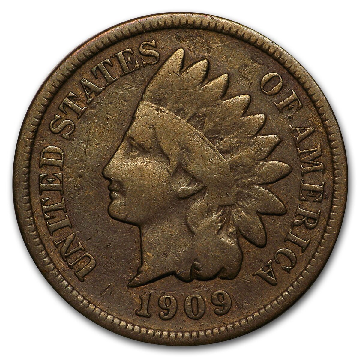 1909-S Indian Head Cent Good