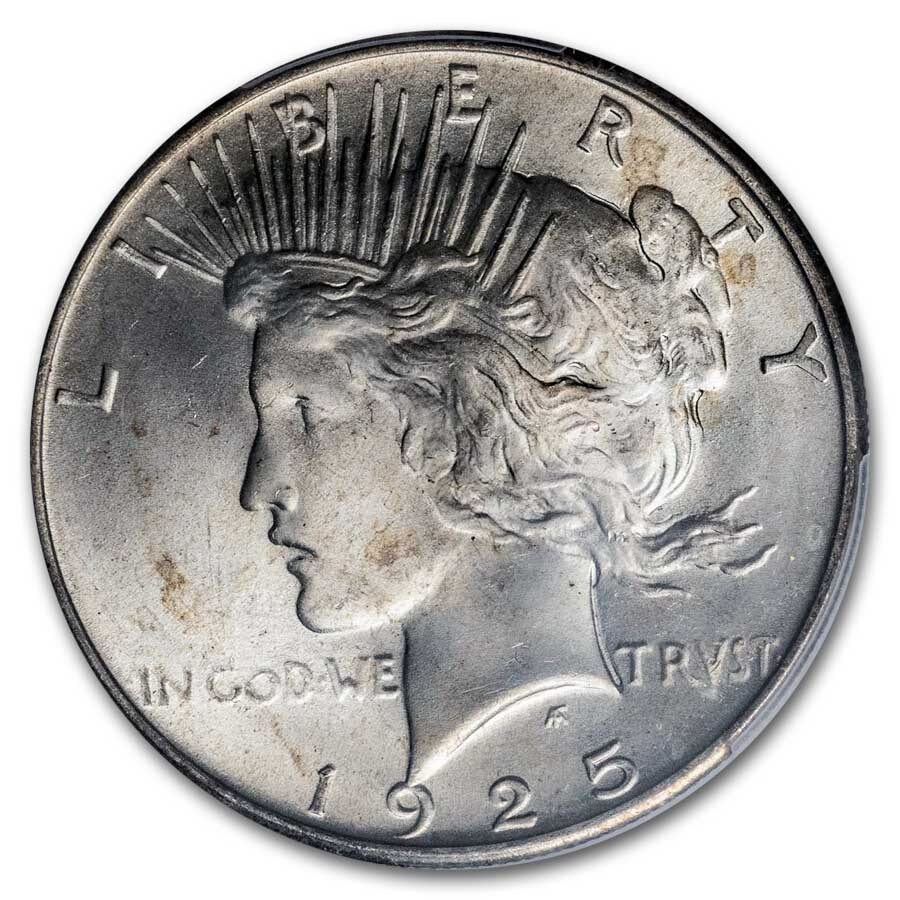 1925 Peace Dollar MS-65 PCGS