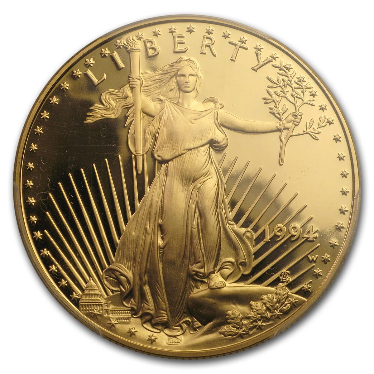 1994-W 1 oz Proof American Gold Eagle PR-70 PCGS