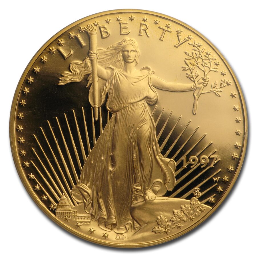 1997-W 1 oz Proof American Gold Eagle PR-70 DCAM PCGS