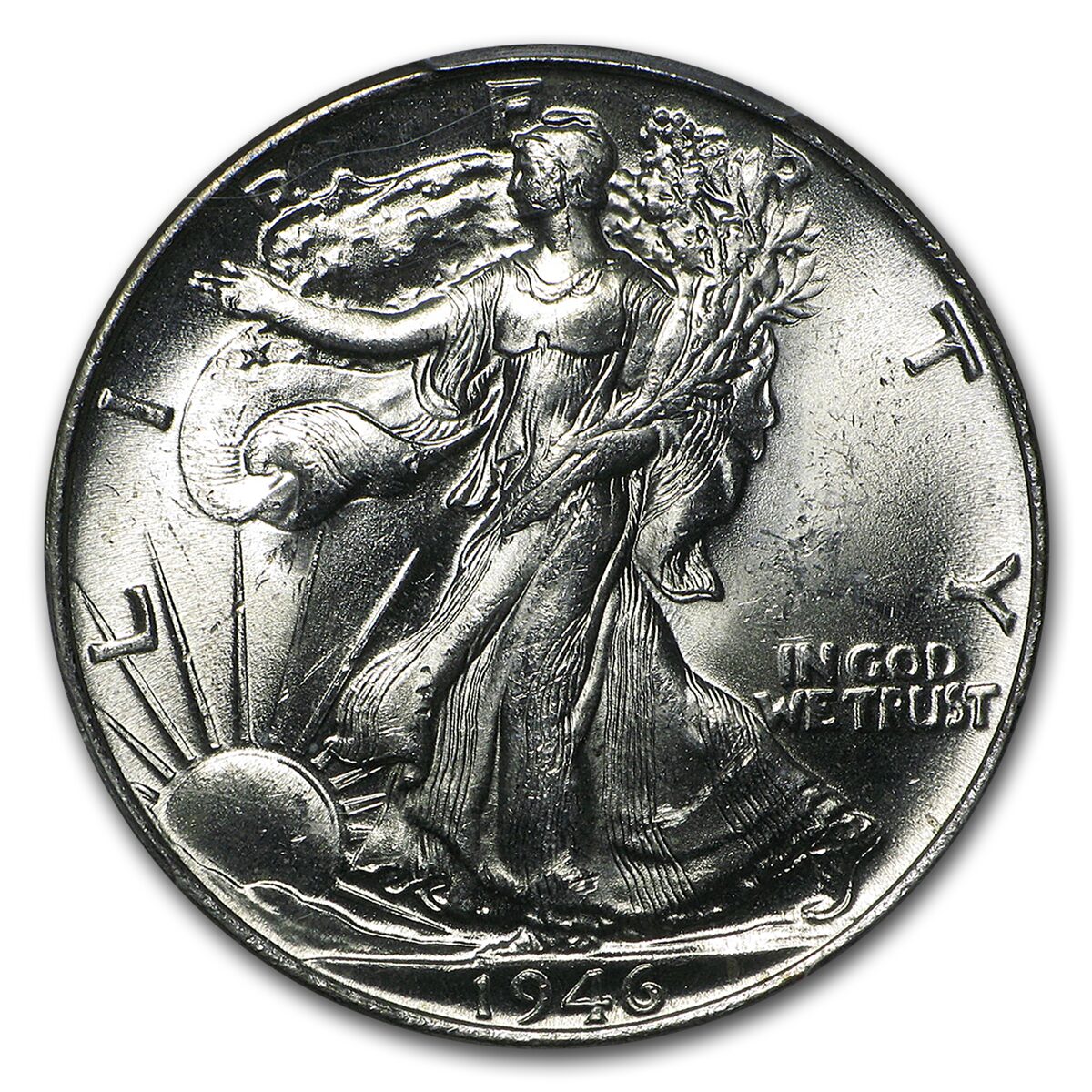 1940-1947 Walking Liberty Half-Dollar MS-63 PCGS (Random)