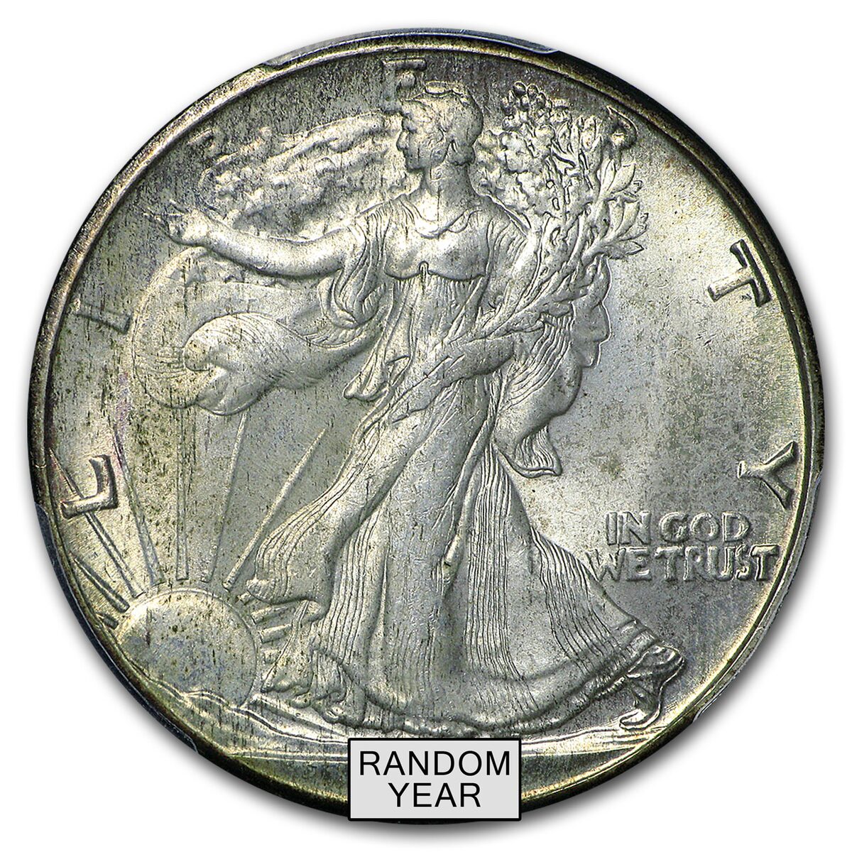 1940-1947 Walking Liberty Half-Dollar MS-64 PCGS (Random)