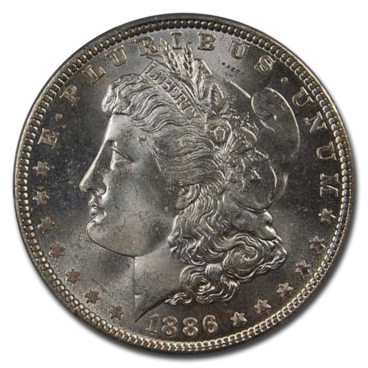 1886 Morgan Dollar MS-66 PCGS