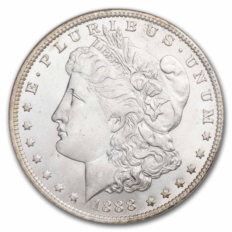 1888-O Morgan Dollar MS-64 NGC