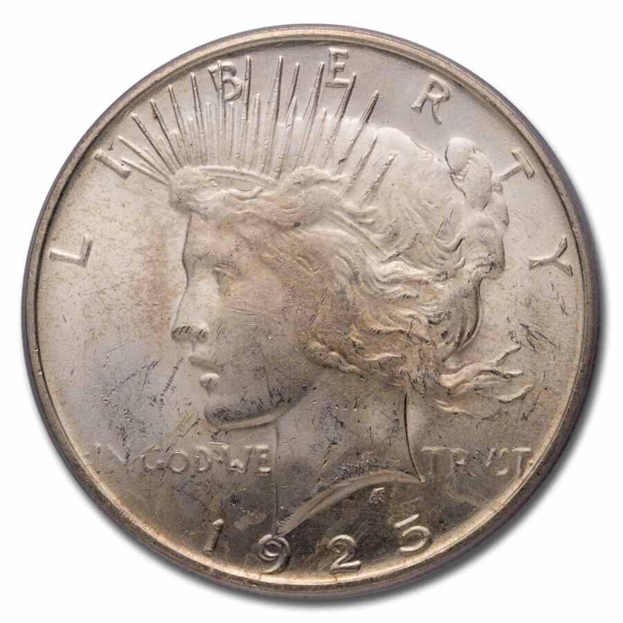 1925-S Peace Dollar MS-63 PCGS