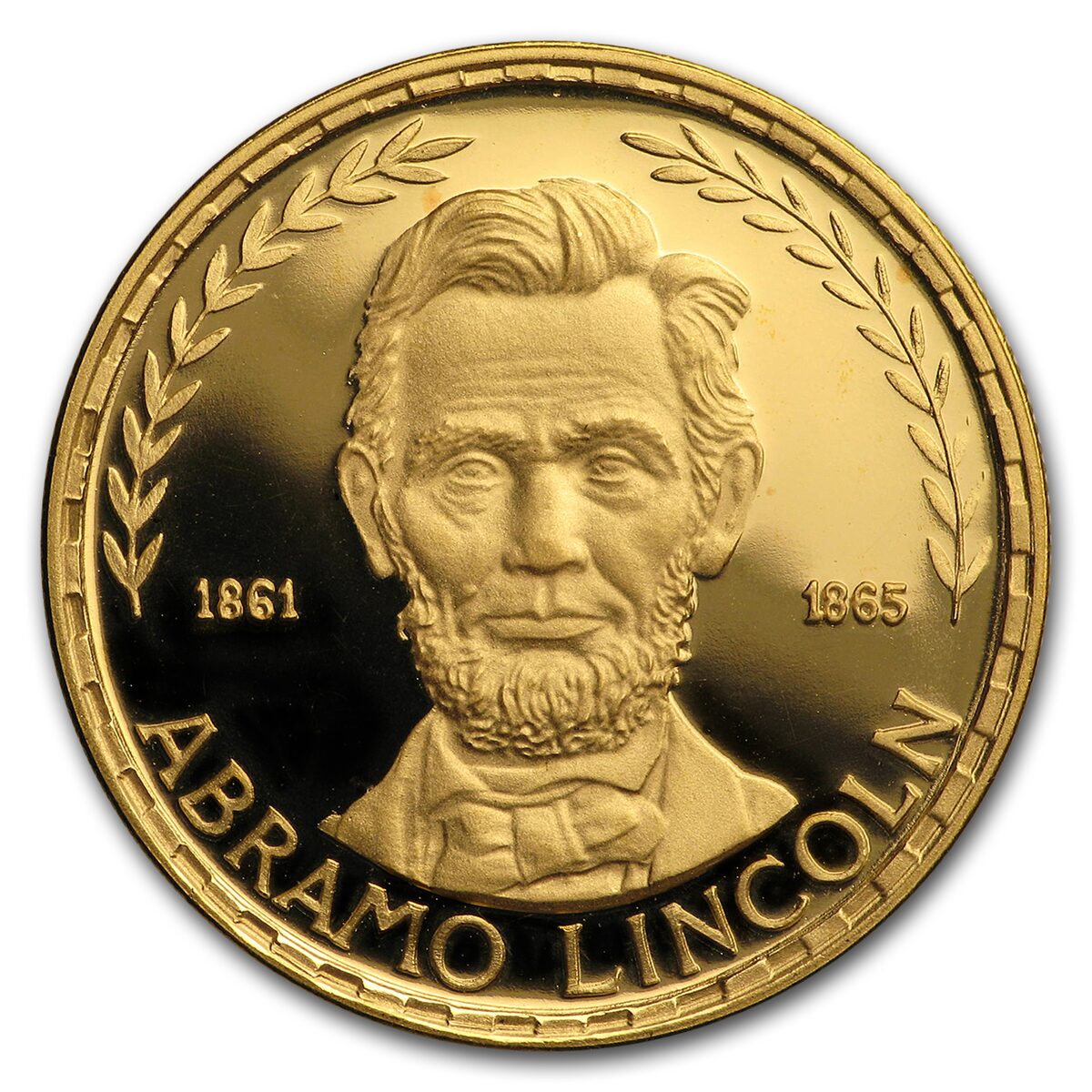 1970 Equatorial Guinea Gold 500 Abraham Lincoln Proof