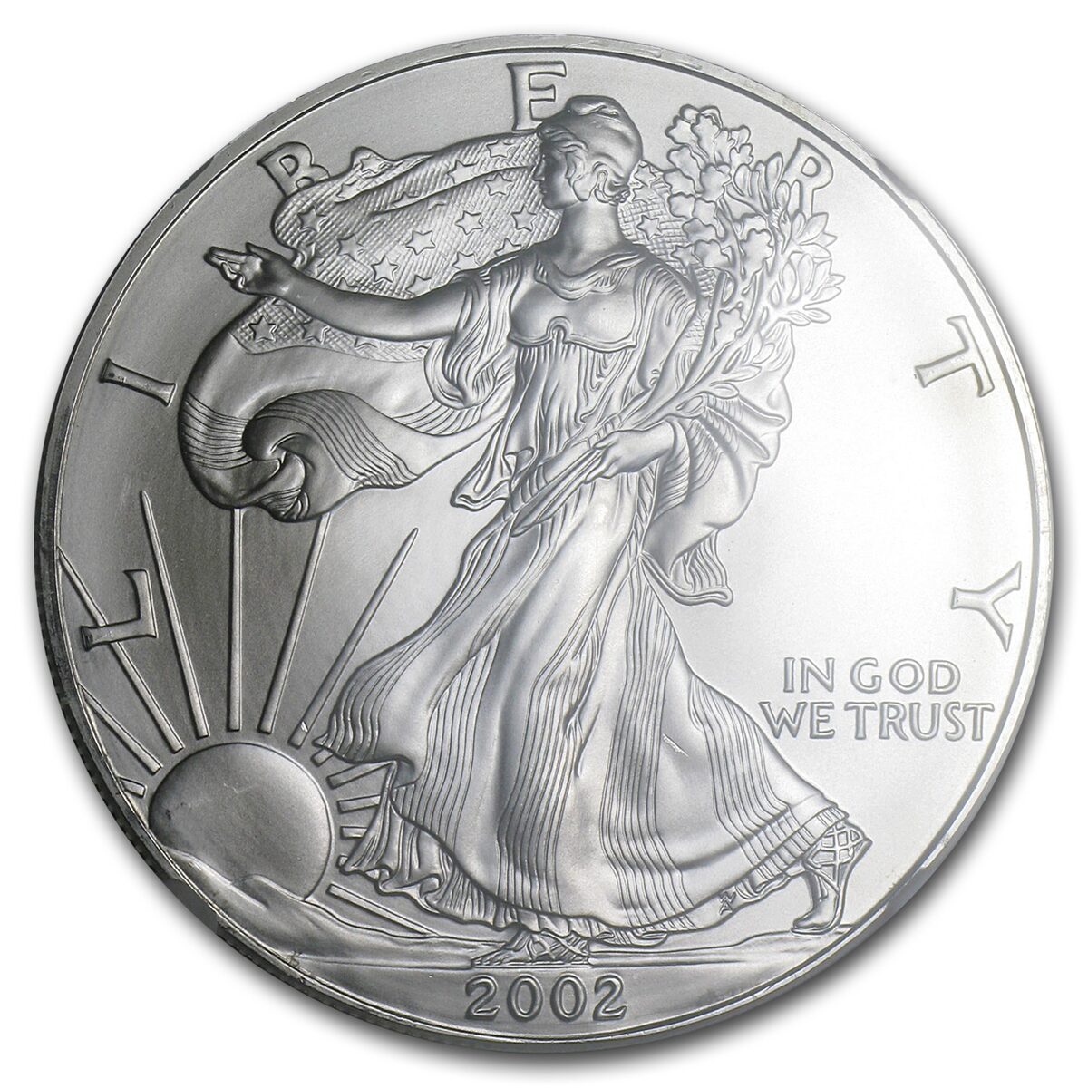 2002 American Silver Eagle MS-69 NGC