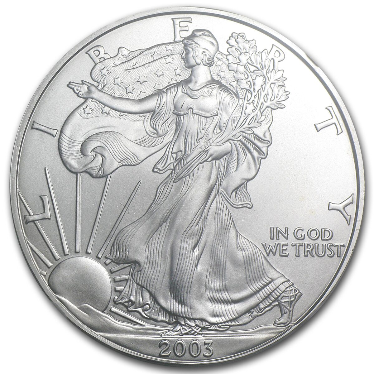 2003 American Silver Eagle MS-69 NGC
