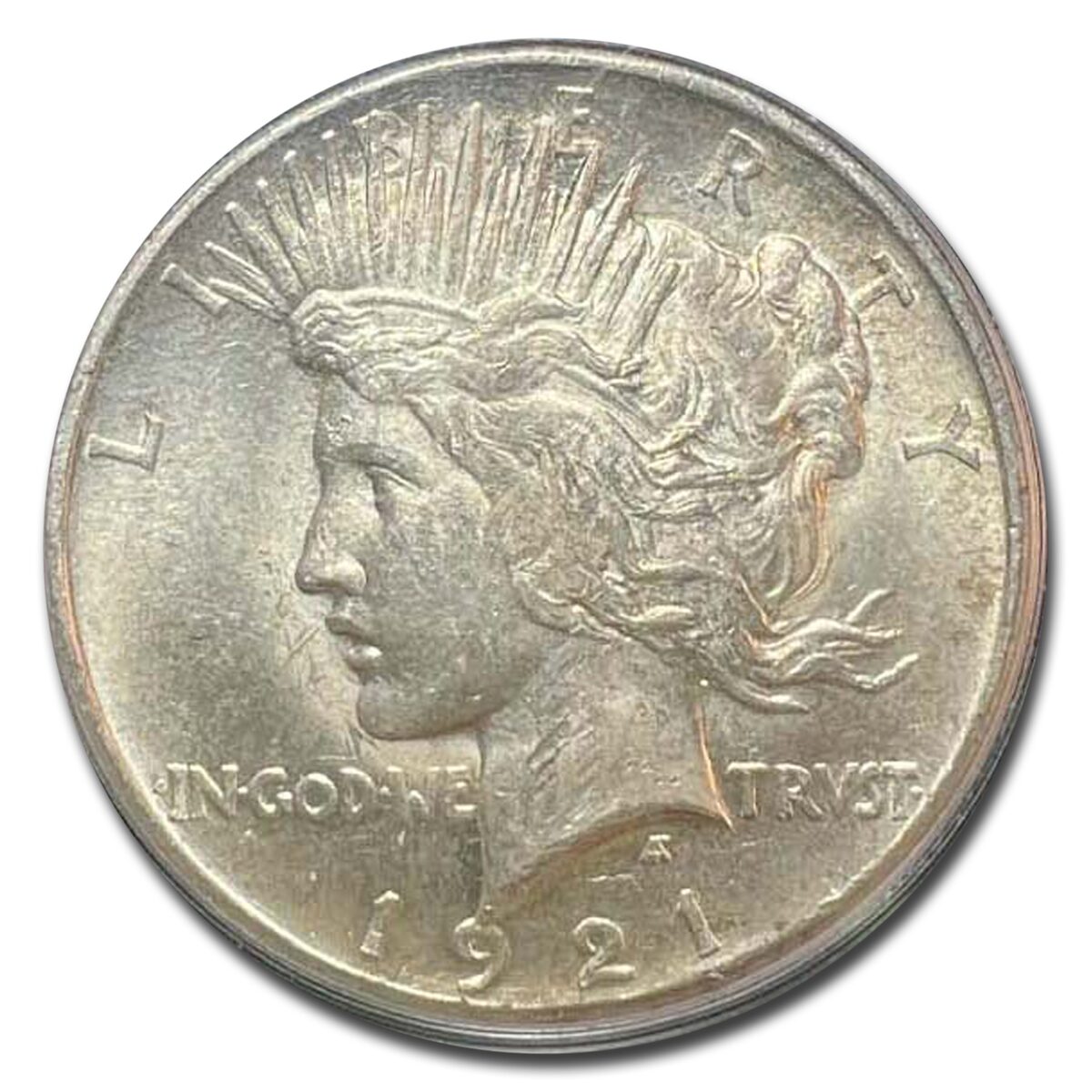 1921 Peace Dollar MS-62 PCGS