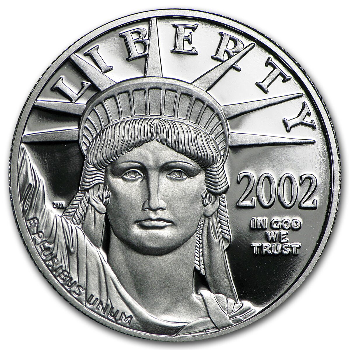 2002-W 1/2 oz Proof American Platinum Eagle (w/Box & COA)