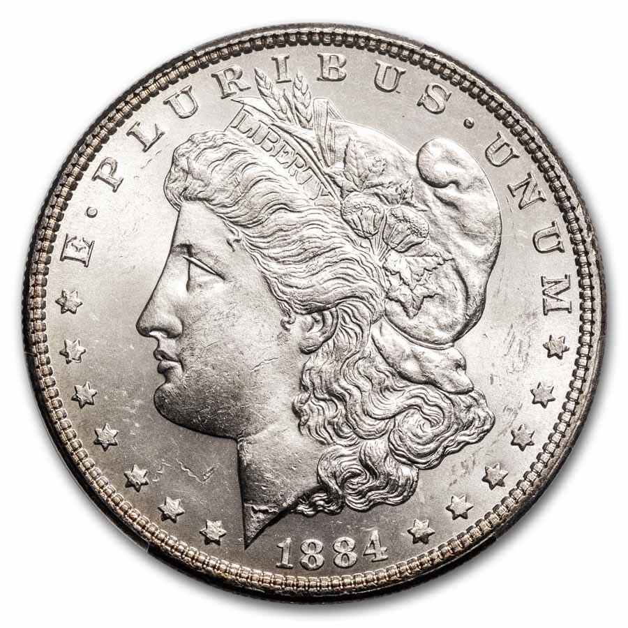 1884 Morgan Dollar MS-65 PCGS