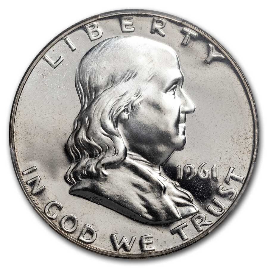 1961 Franklin Half Dollar PR-68 PCGS