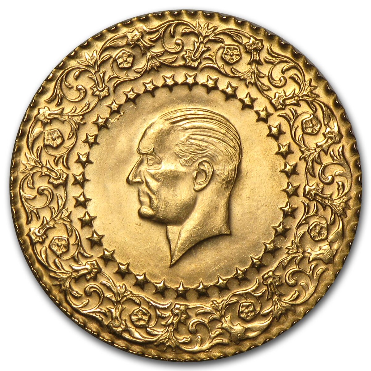 Turkey Gold 25 Atatürk Kurush Monnaie de Luxe (Random) BU