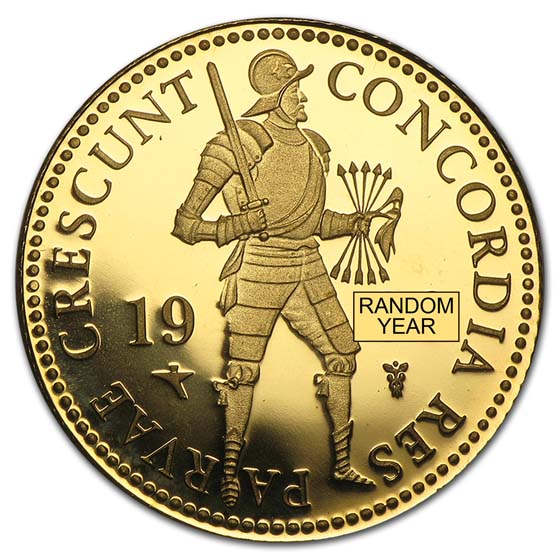 Netherlands Gold 1 Ducat Proof (Random)