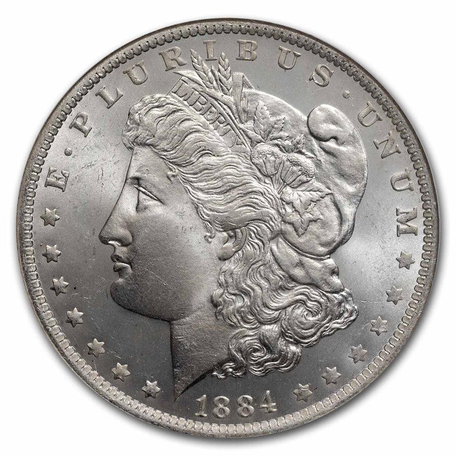 1884-O Morgan Dollar MS-66 NGC