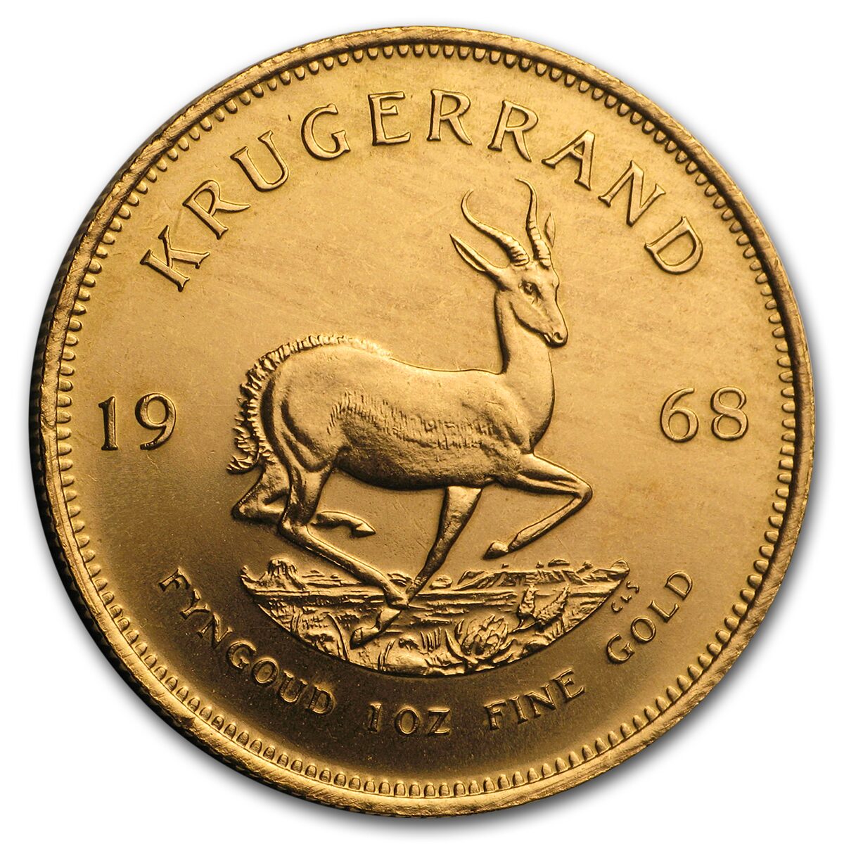 1968 South Africa 1 oz Gold Krugerrand BU