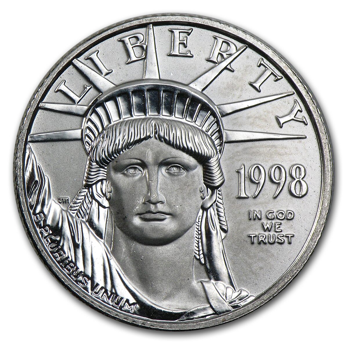 1998 1/4 oz American Platinum Eagle BU
