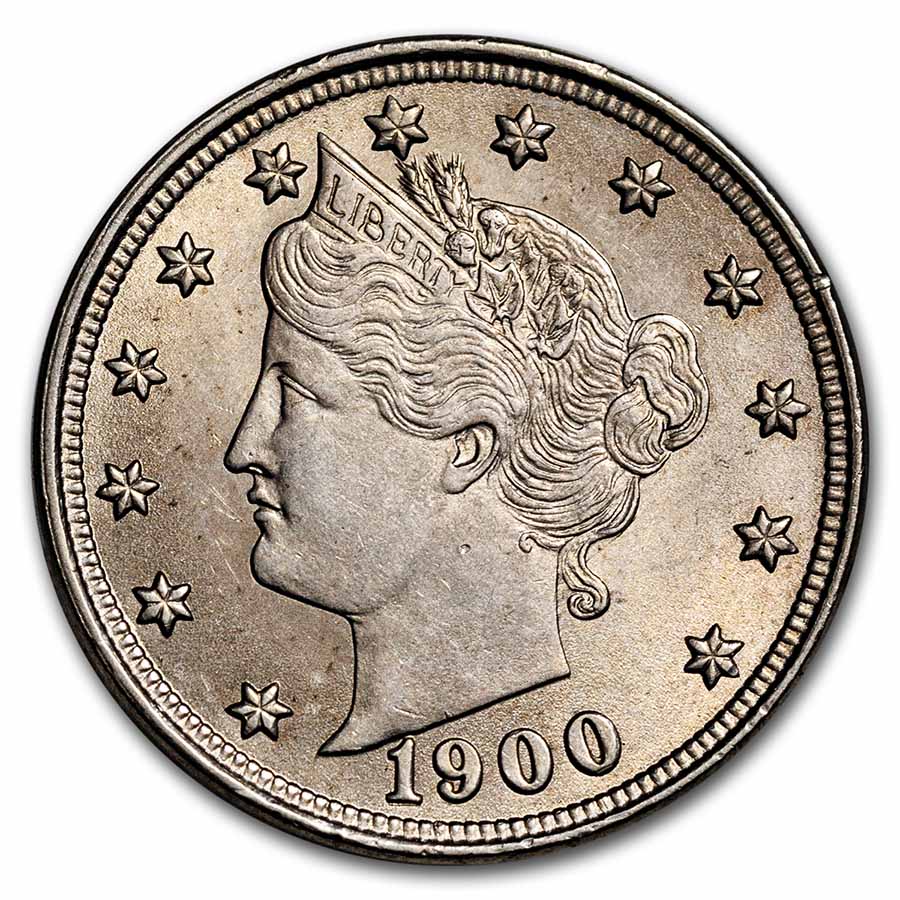 1900 Liberty Head V Nickel BU