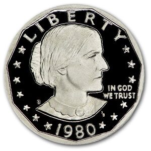 1980-S Susan B. Anthony Dollar Gem Proof