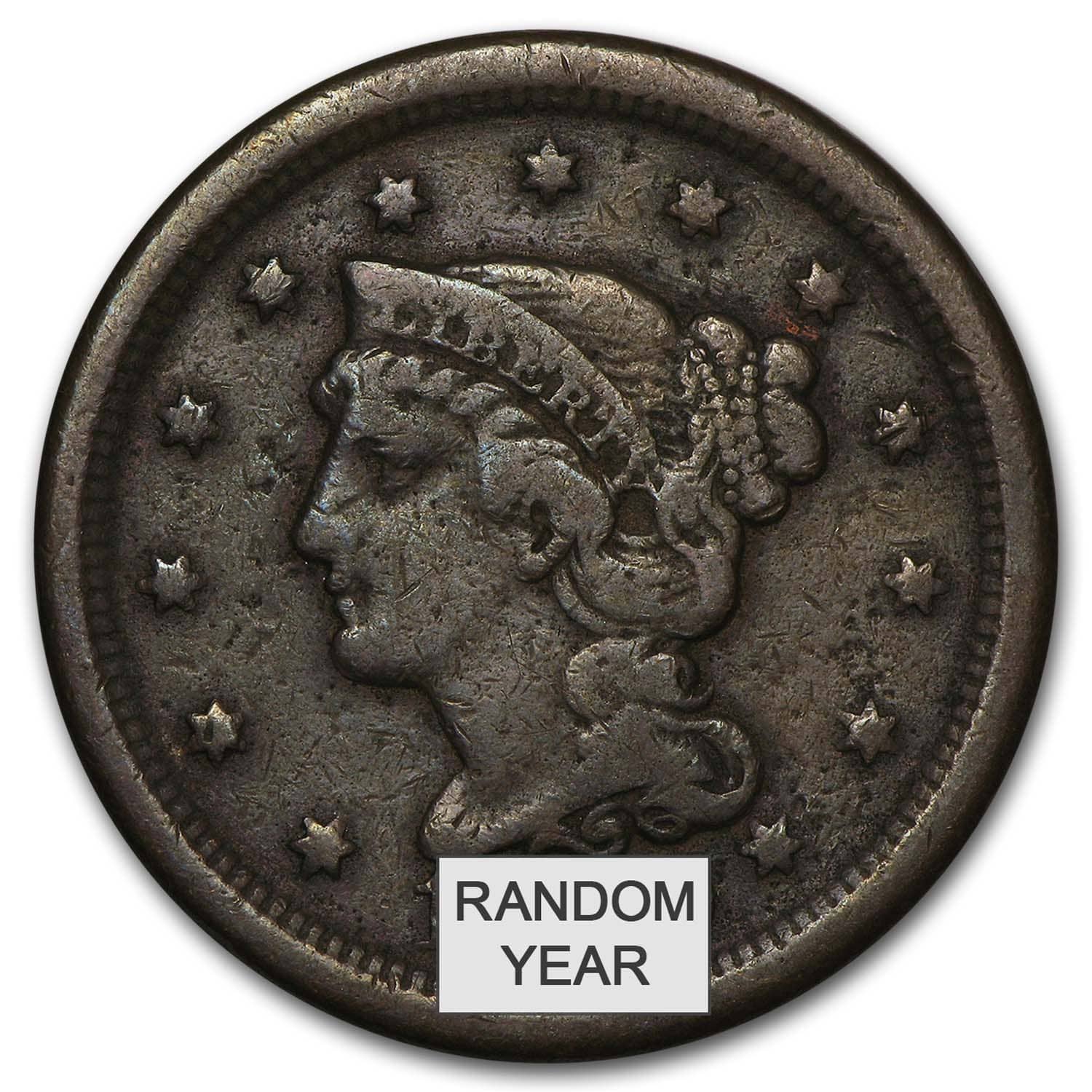 1808-1857 Large Cents Avg Circ