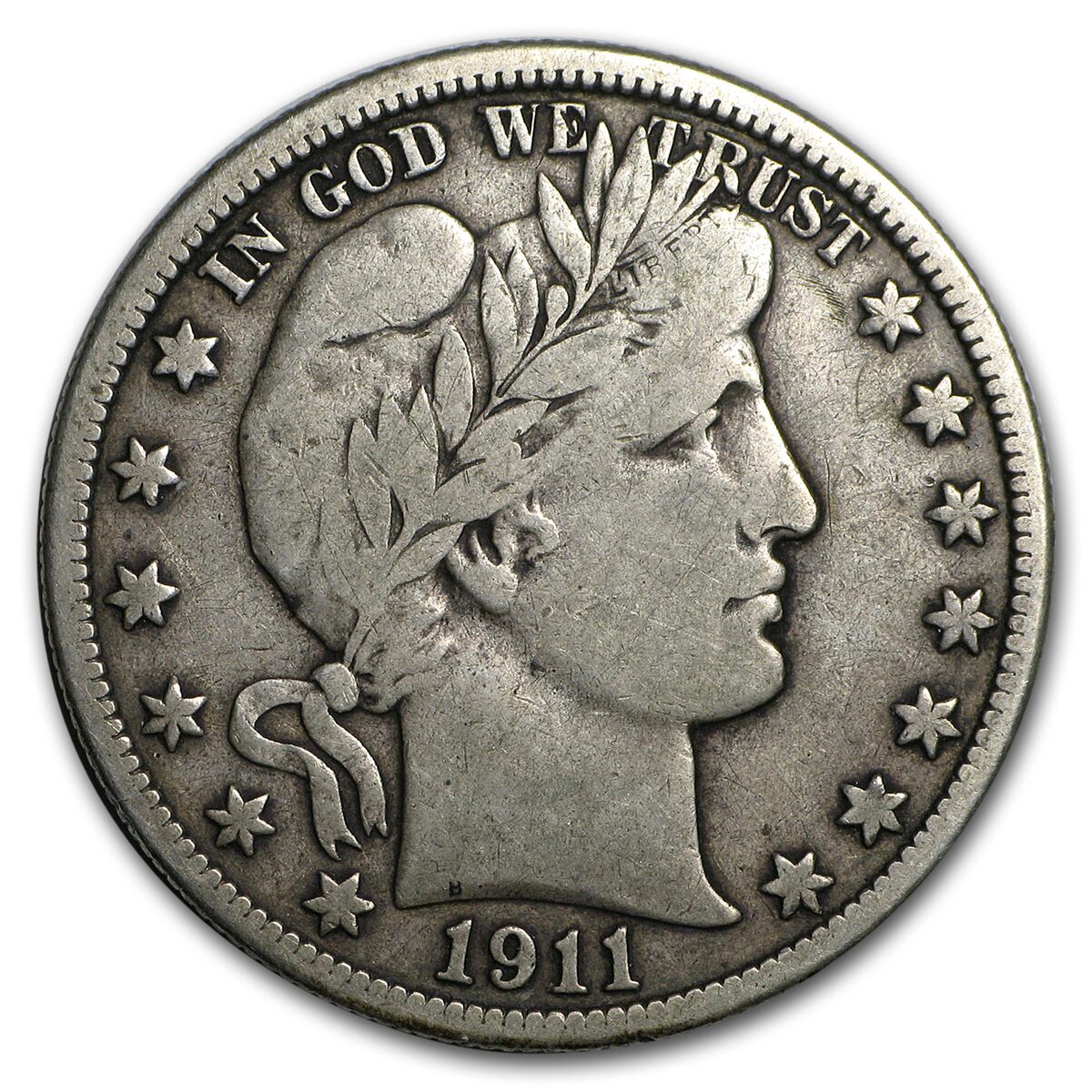 1911-D Barber Half Dollar Fine