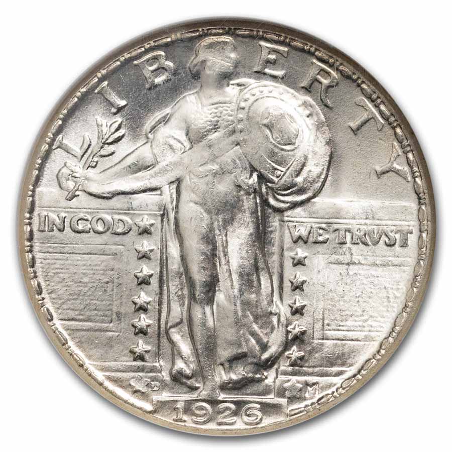 1926-D Standing Liberty Quarter MS-64 NGC