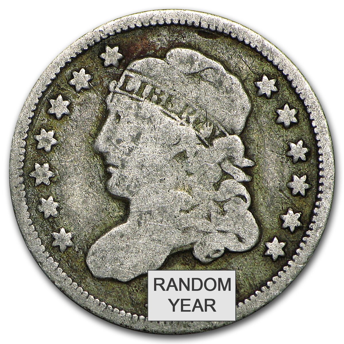 1829-1837 Capped Bust Half Dimes Avg Circ
