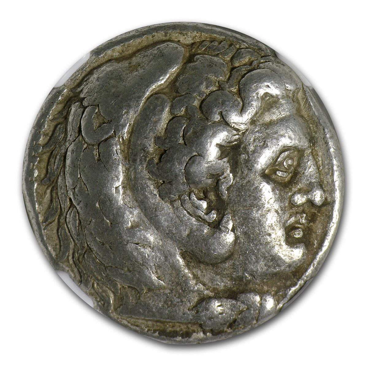Macedonian Tetradrachm Alexander III VF NGC (336-323 BC, 5/3)