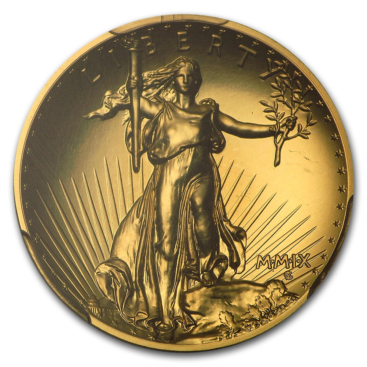 2009 (MMIX) Ultra High Relief Double Eagle MS-69 PCGS (FS)