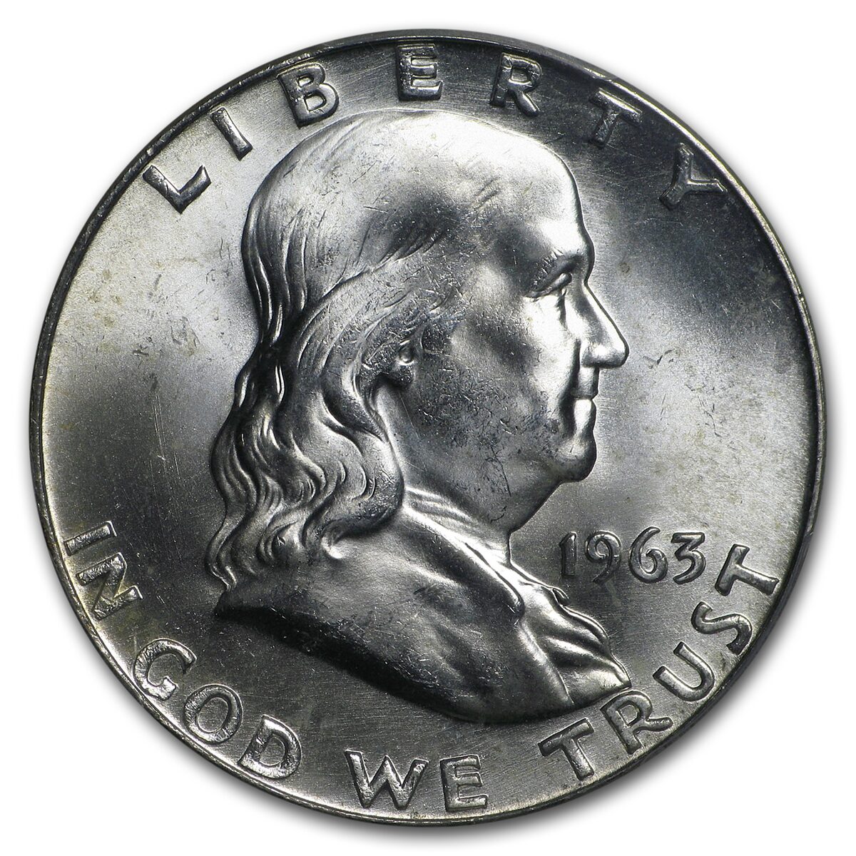 1963-D Franklin Half Dollar MS-65 PCGS