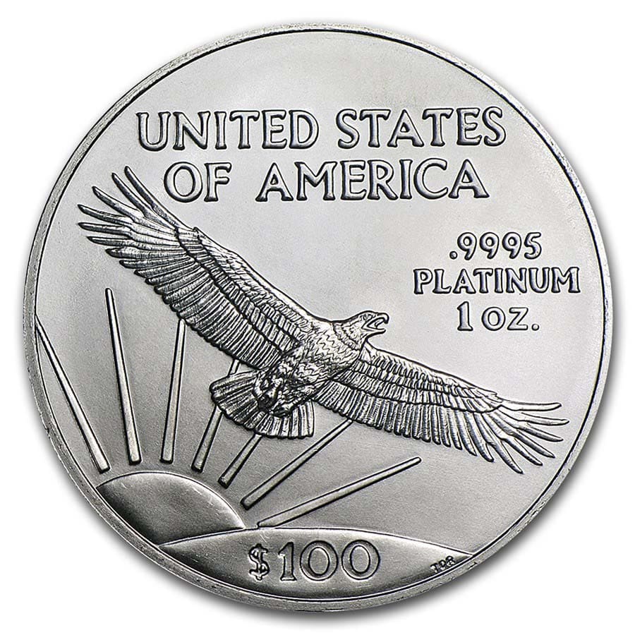 1 oz American Platinum Eagle Coin BU (Random Year, 1997-2023)