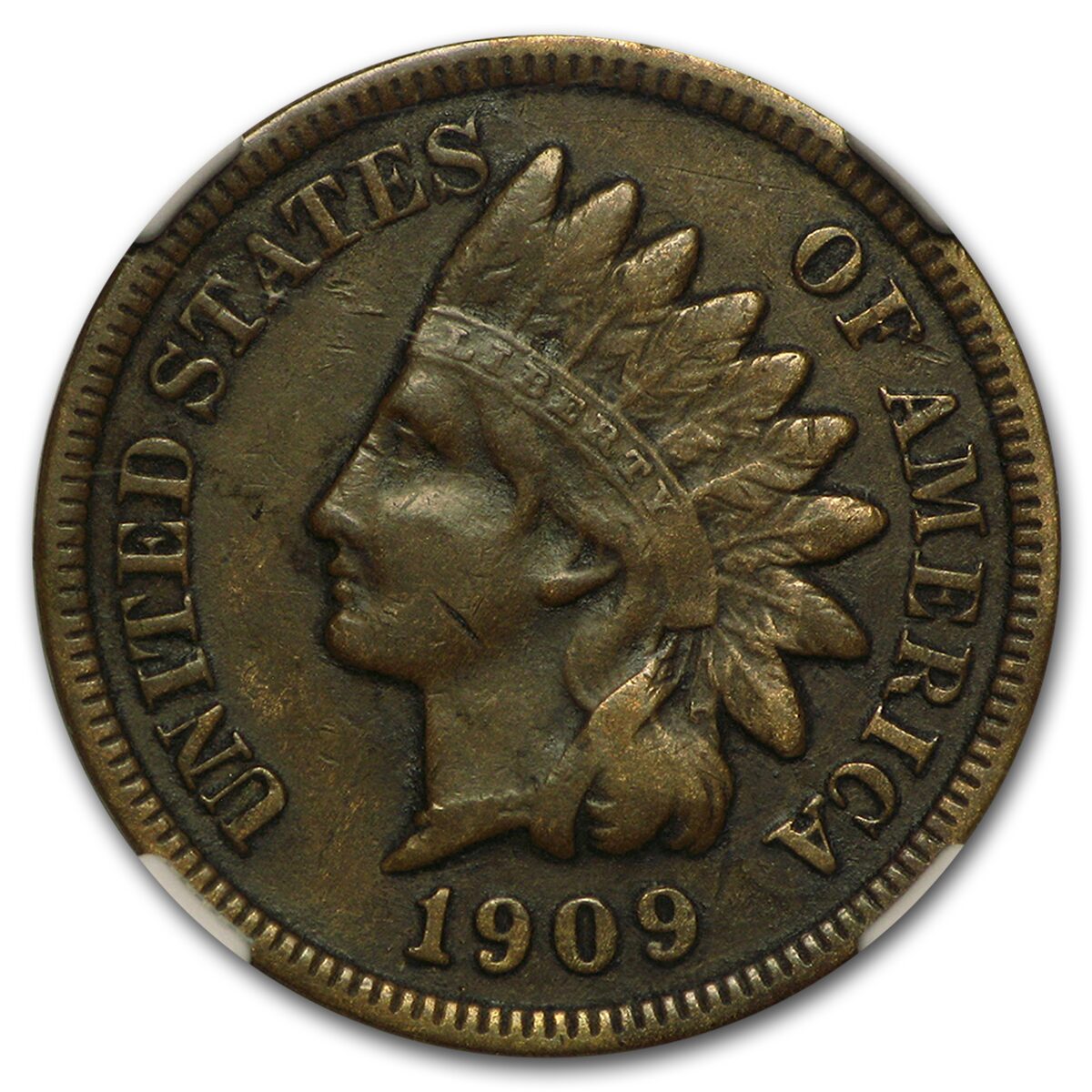 1909-S Indian Head Cent VF-30 NGC