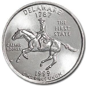 1999-P Delaware State Quarter BU