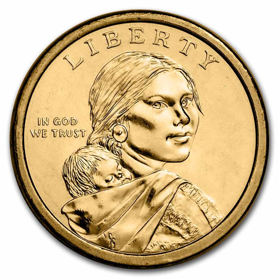 2009-P Native Amer $1 - Three Sisters BU