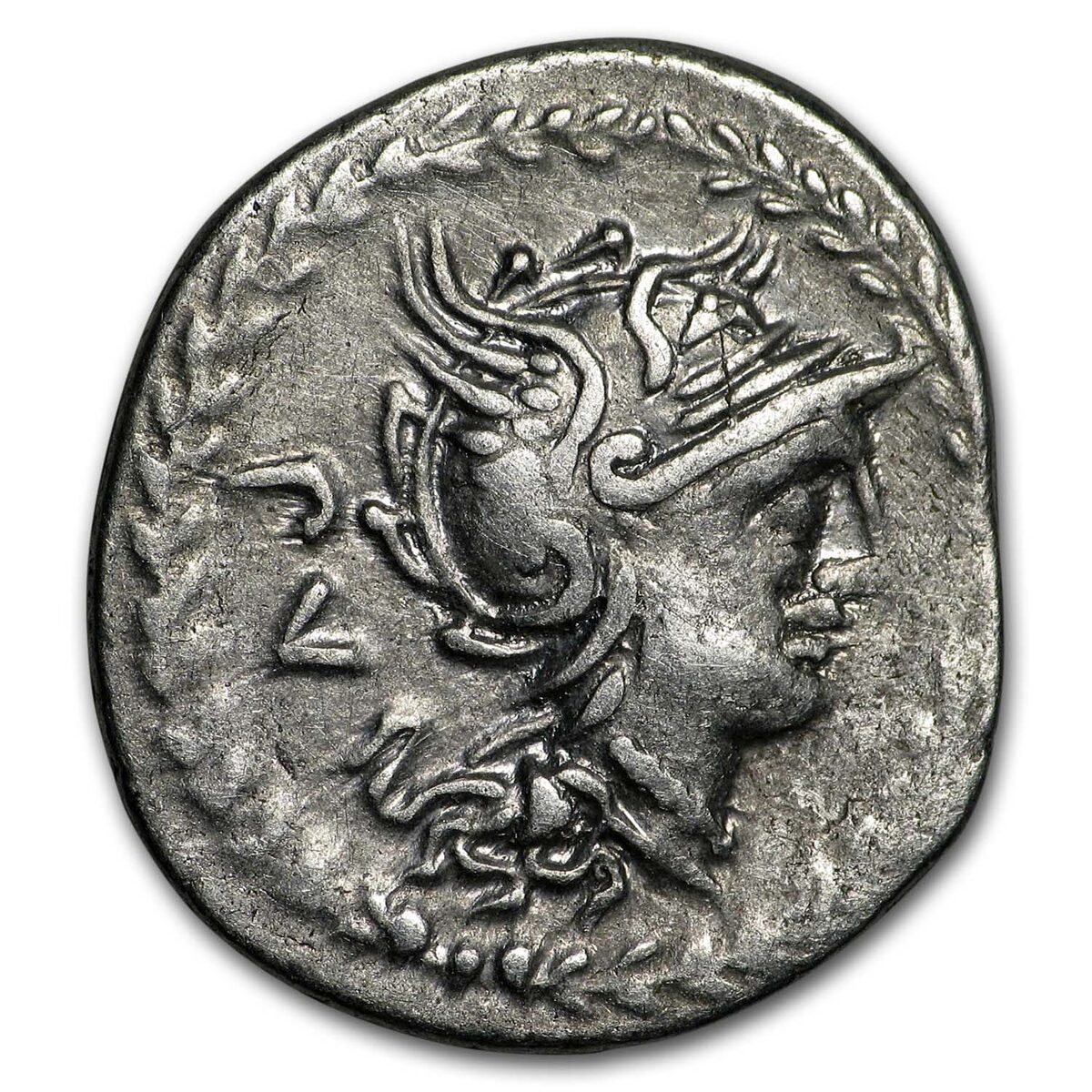 Roman Republic AR Denarius M. Lucilius Rufus 101 BC VF (Cr-324/1)