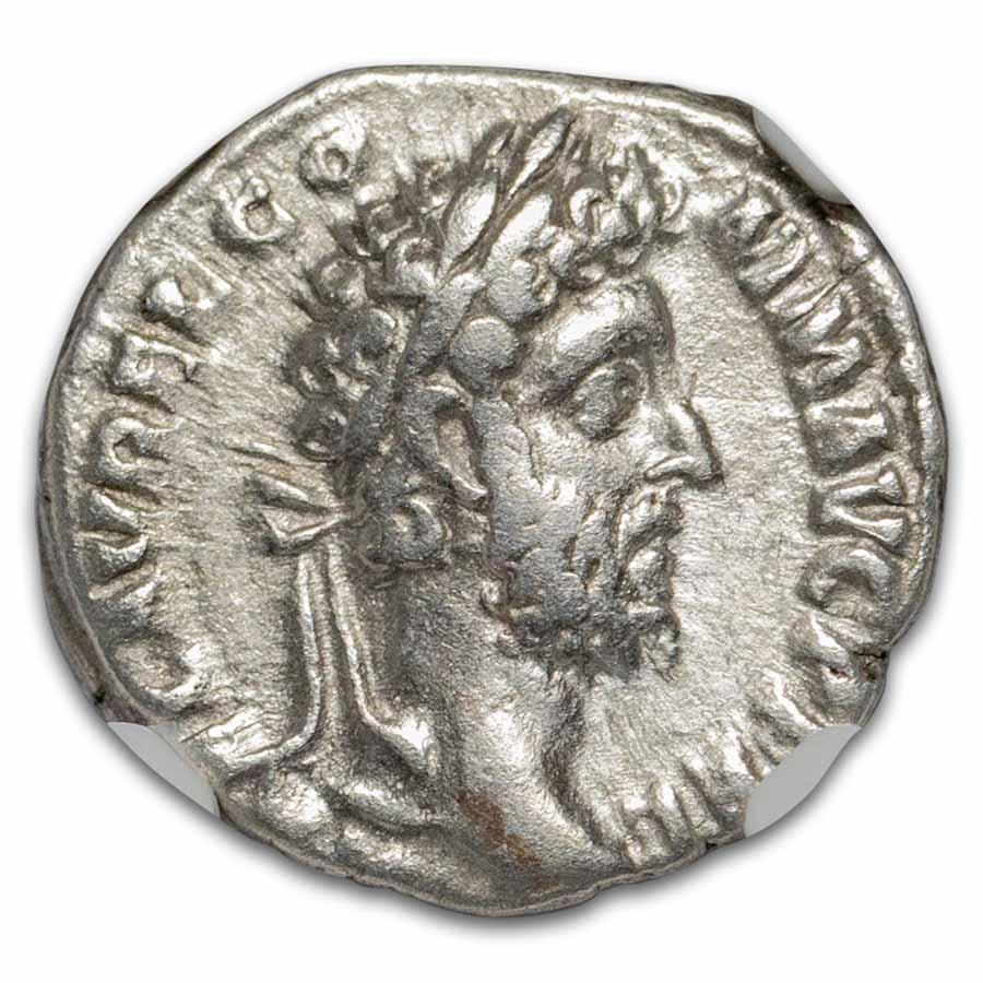 Roman Silver Denarius Maximinius I Ch VF NGC (235-238 AD)