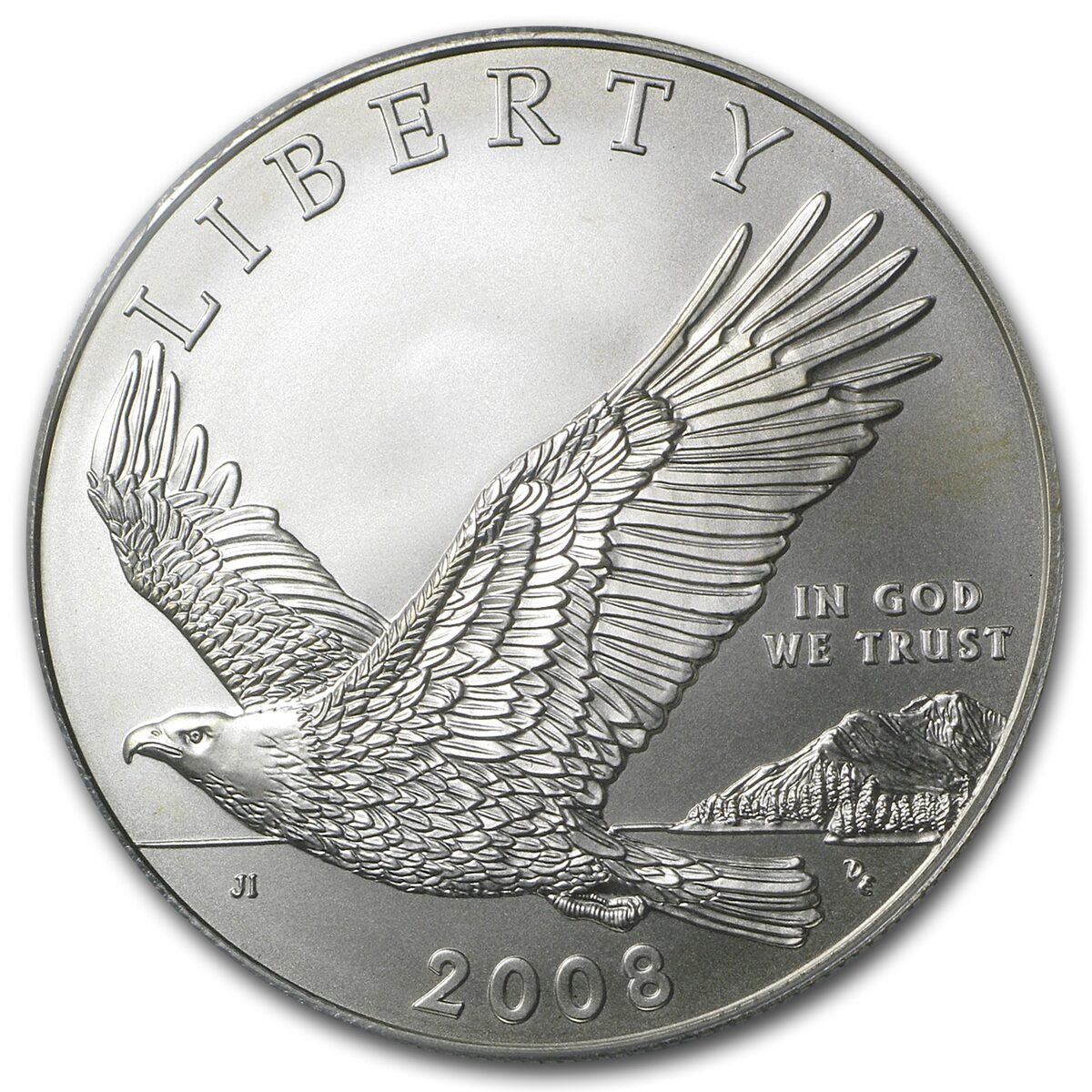2008-P Bald Eagle $1 Silver Commem MS-70 PCGS