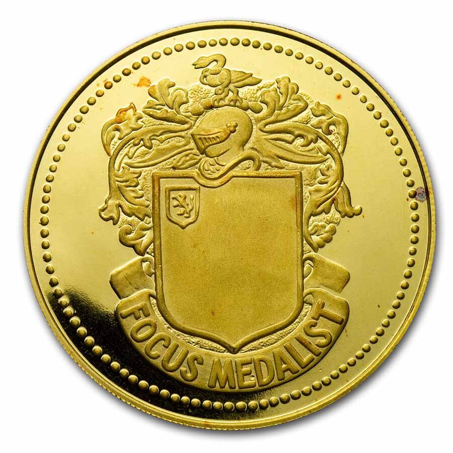1 oz Gold Round - Johnson Matthey (Focus Medalist)