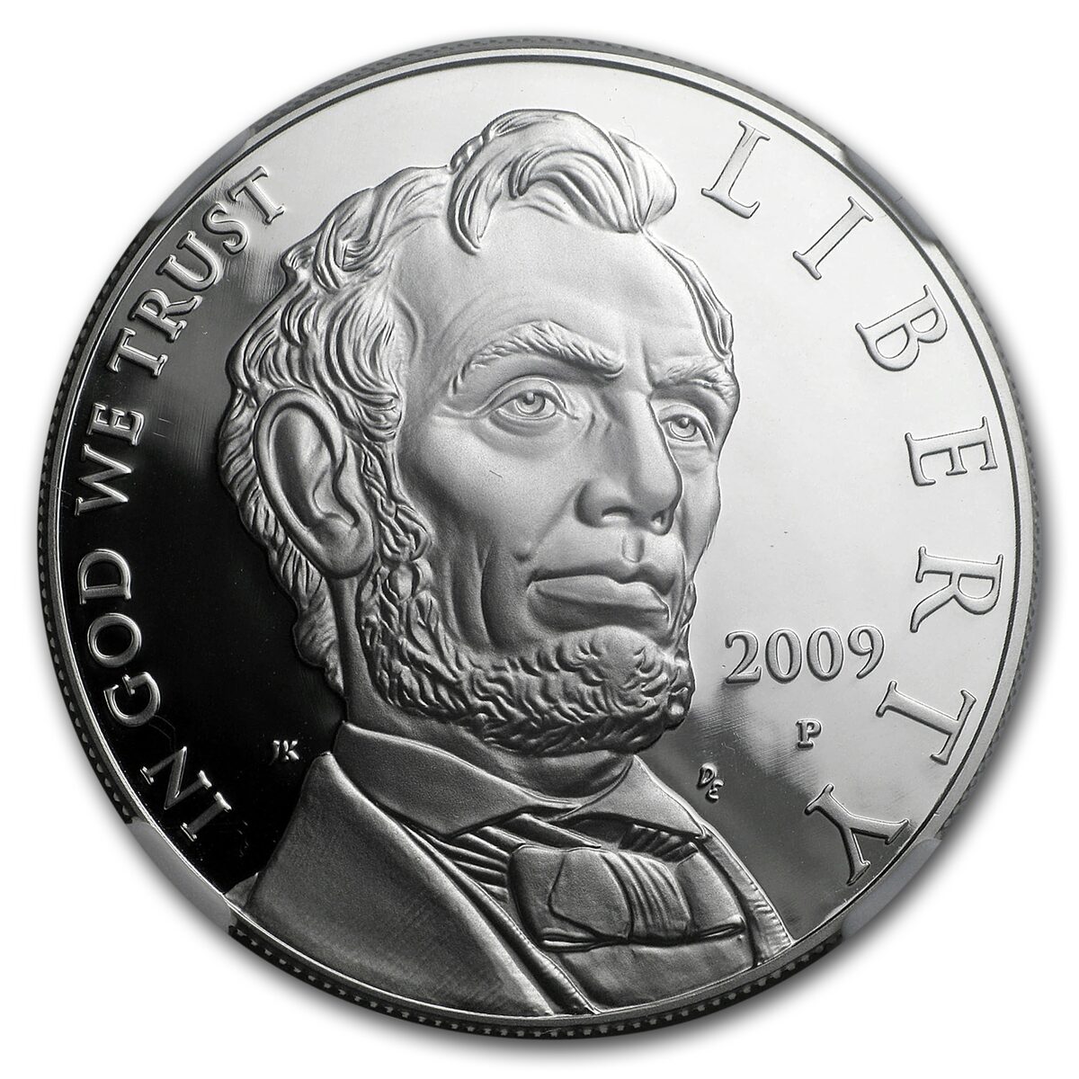 2009-P Abraham Lincoln $1 Silver Commem PF-70 NGC