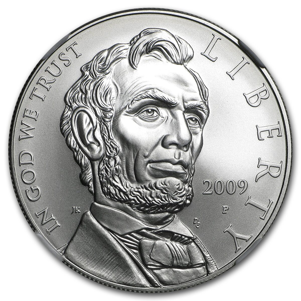 2009-P Abraham Lincoln $1 Silver Commem MS-70 NGC