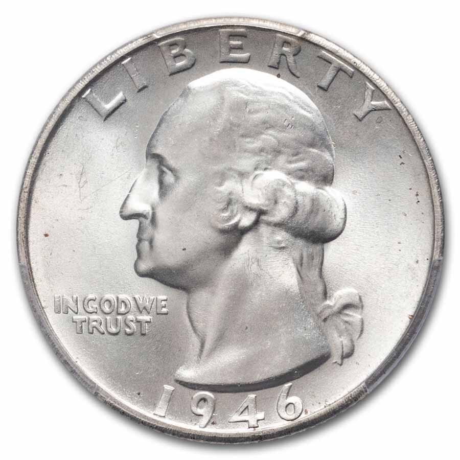 1946-S Washington Quarter MS-67 PCGS