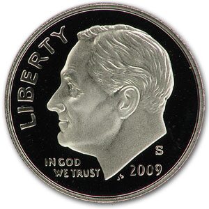 2009-S Roosevelt Dime Gem Proof